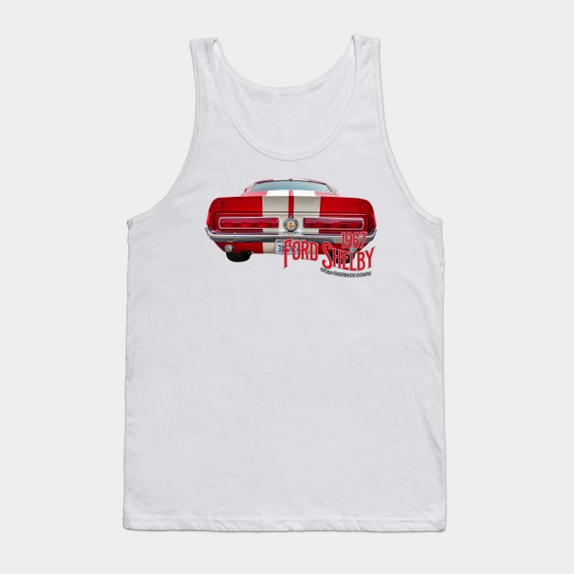 1967 Ford Shelby Cobra GT500 Fastback Coupe Tank Top by Gestalt Imagery